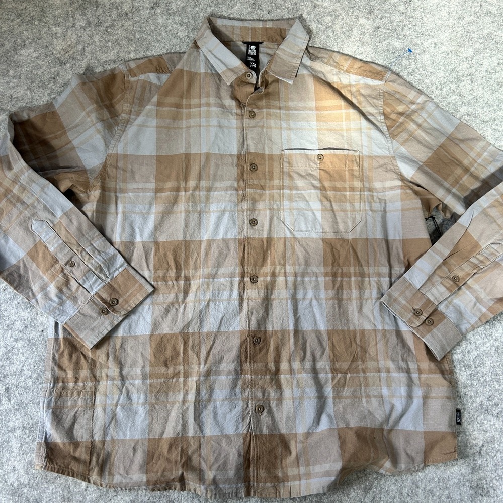 Mountain Hardwear Shirt Mens 2XL Button Up Casual Hiking Long Sleeve NWT - Picture 3 of 11